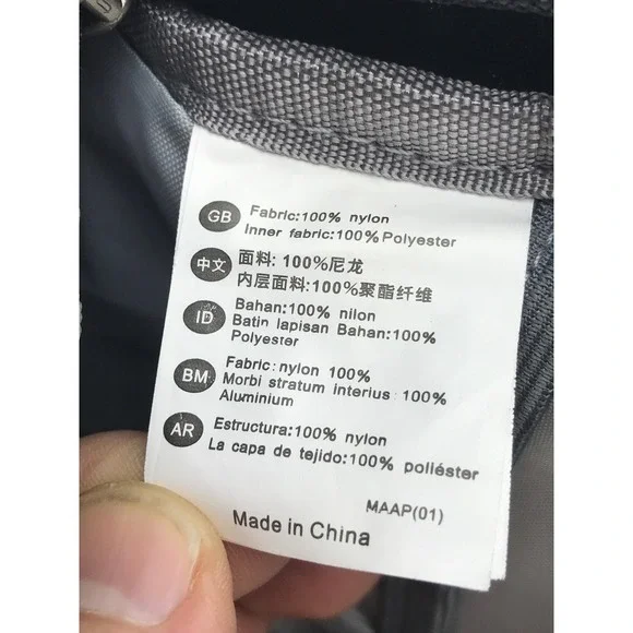 WATERFLY Black Nylon Sling Bag Backpack Crossbody Chest Pack Outdoor‎ Travel - Picture 11 of 16